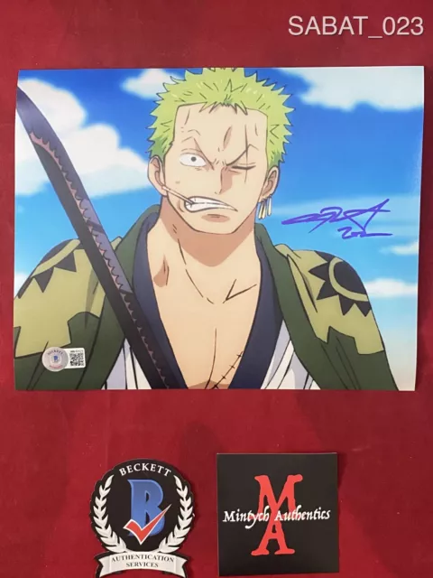 Christopher Sabat autographed signed 8x10 photo One Piece Beckett COA