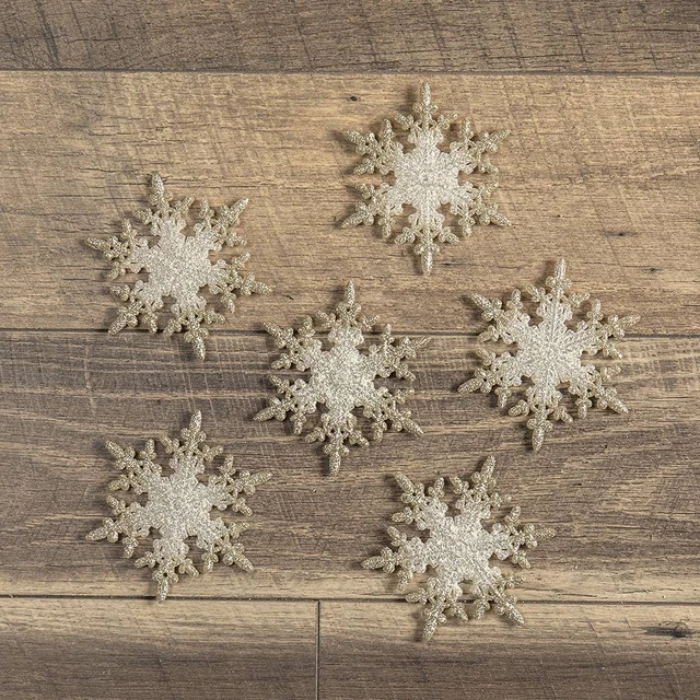 Snowflake Ornaments, 8" (Set of 3)