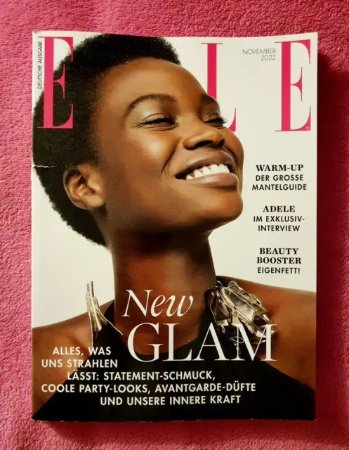 ELLE November 2022 11/2022 11/22 Zeitschrift Magazin Deutsche Ausgabe New Glam