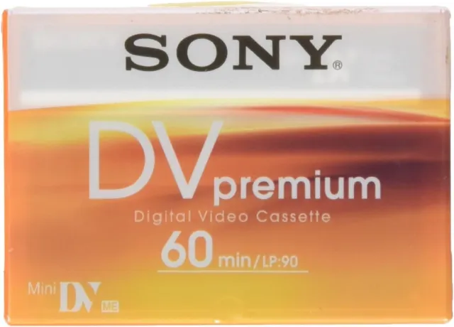 Sony Mini Dv Premium 60min Neuf Emballage D'Origine, Neuf