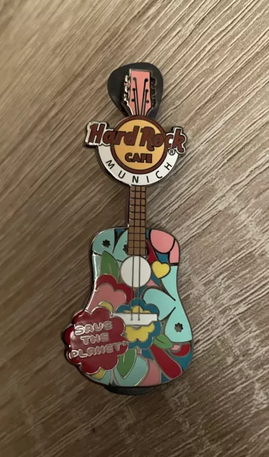 HRC Hard Rock Cafe Munich Pin Groovy Mantra Guitar Series NEW!!!