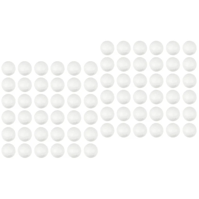1000 pcs Foams Balls For Crafts Polystyrene Forms Diy Ornament for Party