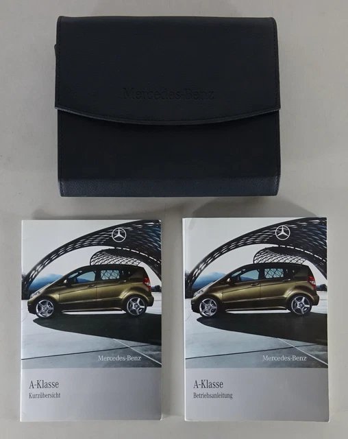 BORDMAPPE + BETRIEBSANLEITUNG Mercedes Benz AKlasse