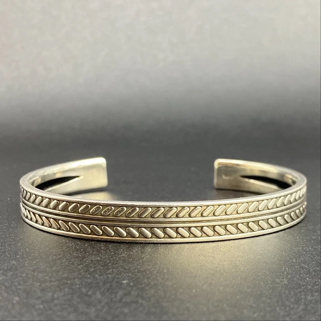 Bracelet Vintage en Métal Massif - Gros Modèle Ancien