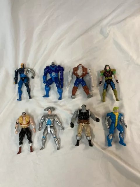 Toy Biz 1994 Marvel X-Men Steel Mutants Apocalypse  figures lot of 8