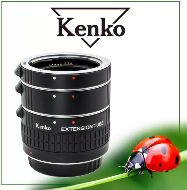 Kenko Automatic Extension Tube Set DG (3 Rings) Nikon AF for macro photography