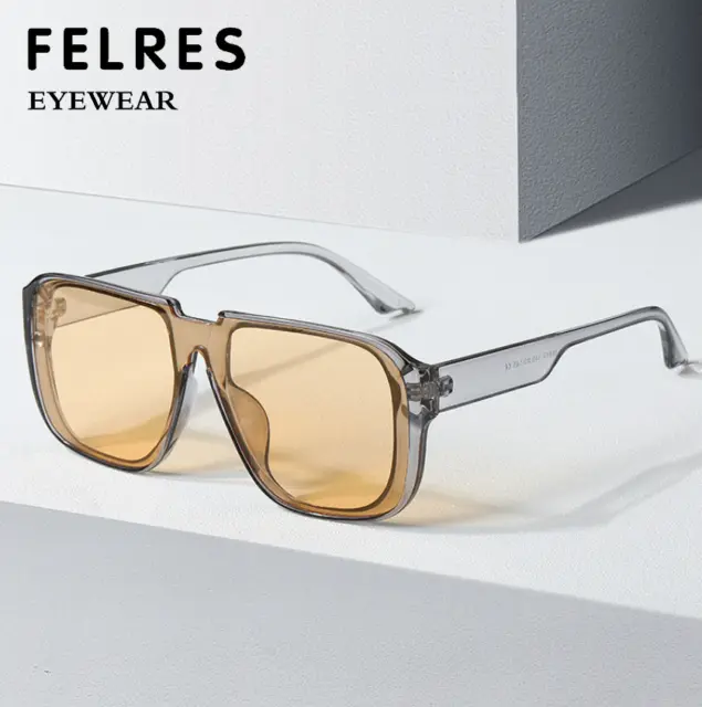 Square Large Frame Sports Sunglasses For Men Driving Fishing Shade Glasses Hot