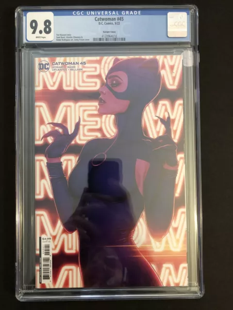 Catwoman #45 9/22 DC Comics CGC Graded 9.8 Jenny Frison Variant Cover