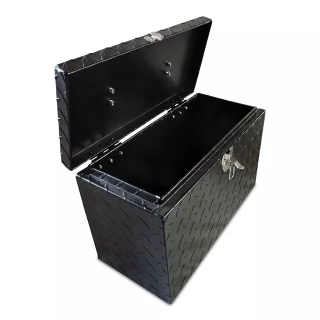 Black Diamond Plate Aluminum Tool Box 16" Universal 3