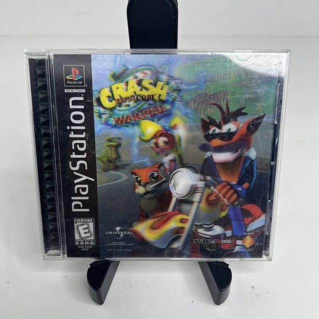 CRASH BANDICOOT WARPED PS1 Holographic Black Label PlayStation 1