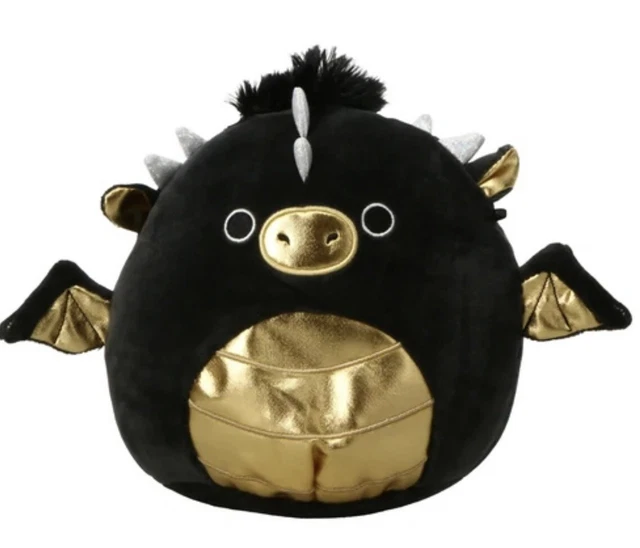 SQUISHMALLOWS SQCR05480 Cheveux jaunes et rouges, 40,6 cm, Dieric The Dragon