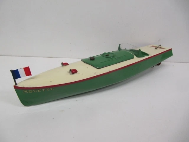 Rare ancien canot de bassin Hornby n°1 Alcyon Salon-de-Provence (13300