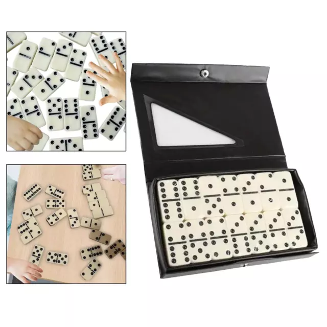 Jeu de table amusant et engageant Double Six Domino pour les cadeaux de fête