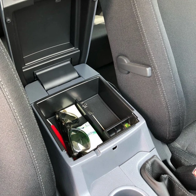 Boîte De Rangement Accoudoir MangWany - Pour Dacia Logan 2/Sandero 2 - 3 Ports USB - Double Couche