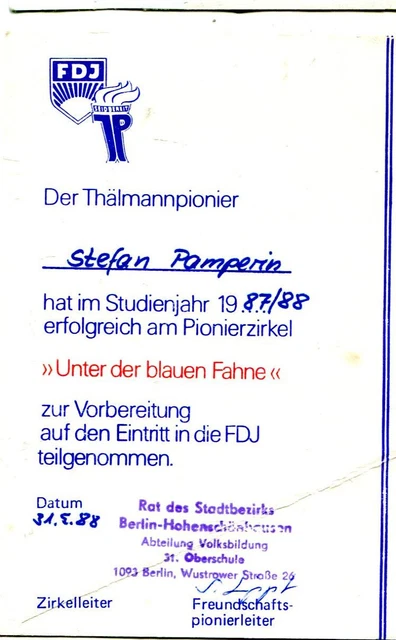 Halstuch Junger Pionier FDJ Bluse Ostalgie DDR SED FDJ Hemd Museum Fasching Nva - Foto 4