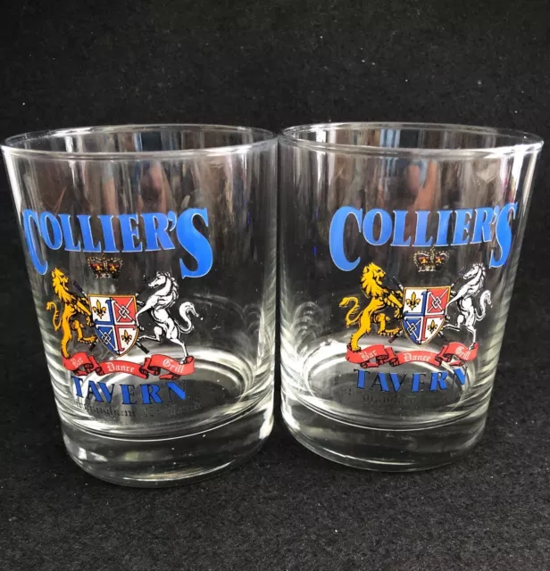 Collier's Tavern~ Birmingham, England - Highball Glasses, set of 2