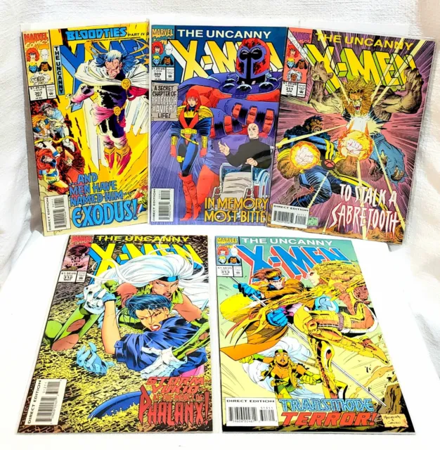 1994 Uncanny X-Men #307, 309, 311, 312, 313 5x Xmen Lot Run Sabretooth Gambit~NM