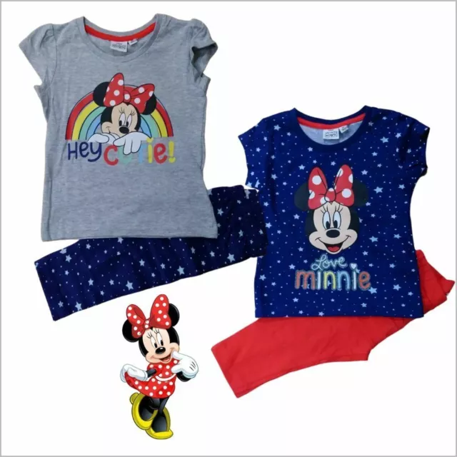 Set pigiama personaggio Minnie Disney ragazze ufficiale per ragazze 2-16 anni