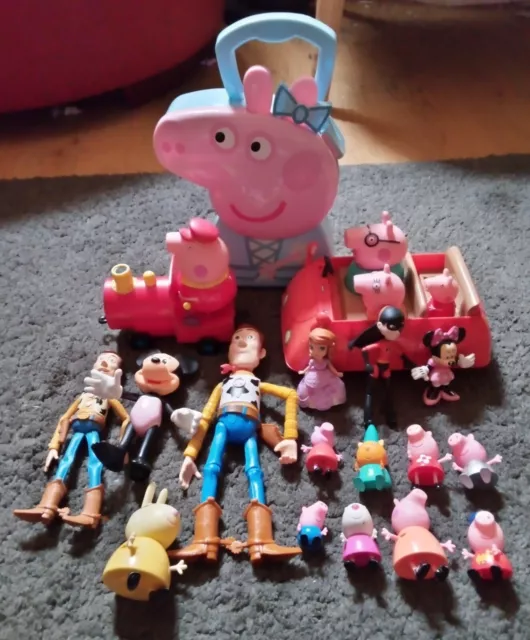 Peppa Pig & Disney Toy Bundle In Excellent Condition