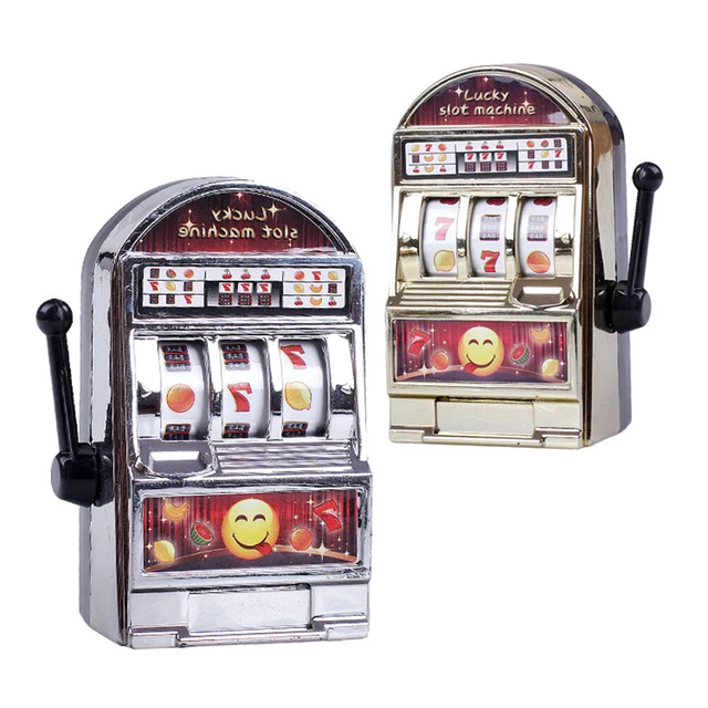 (Argent) Jouet De Machine à Sous Bancaire Mini Machine à Sous