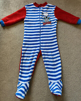 Mothercare Mothercare Thomas the Tank boys 12-18 months all in one sleepsuit Good con 