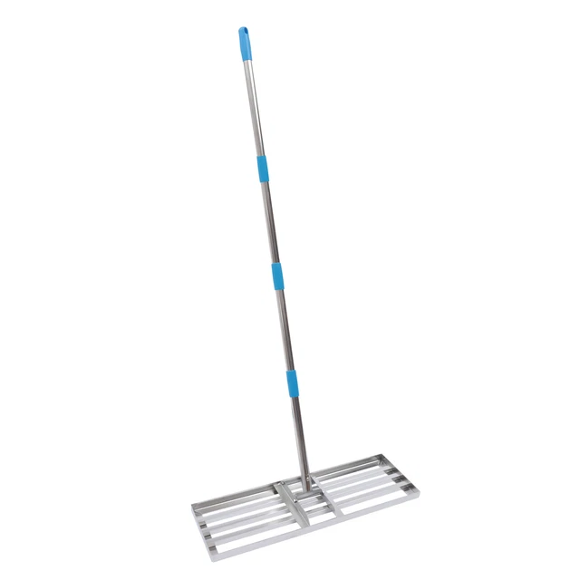 Rastrello Livellatore Per Prato 25x43cm - In Acciaio Per Giardino E Golf - Foto 9