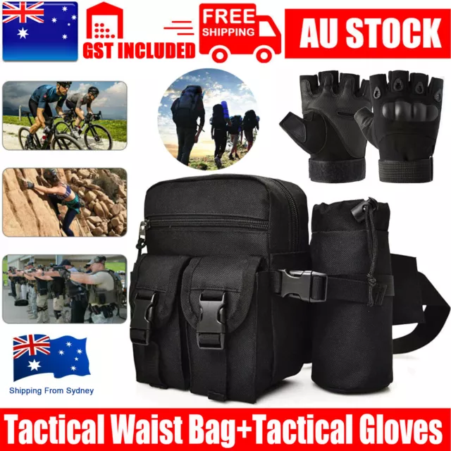 Tactical Waist Bag Utility Waist Bag Military Fanny Pack Pouches+ Military Glove