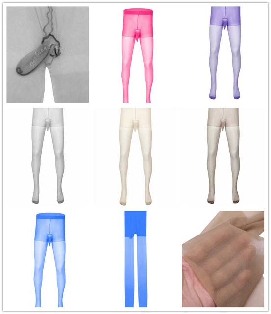 HERREN BODYSTOCKINGS TRANSPARENT Overall Ganzkrper Strumpfhose mit Penis  Hlle EUR 13,55 - PicClick DE