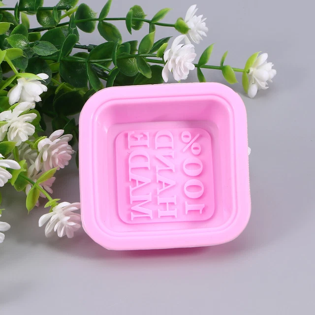 10 Stück Seifenlaib Silikonformen DIY Werkzeuge Seifenkuchenherstellung Zubehör