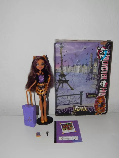 Monster High Puppe Clawdeen Wolf Scaris City of Frights Stadt der Furcht wie neu