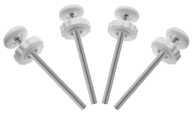 4Pcs Universal Baby Gate Threaded Spindle Rod, M8 (8mm) Replacement Bolt Part...