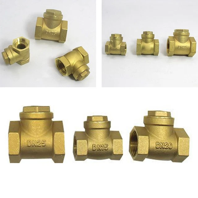 Valvola di ritegno 1 pezzo raccordi DN15 raccordo filettato tubi acqua