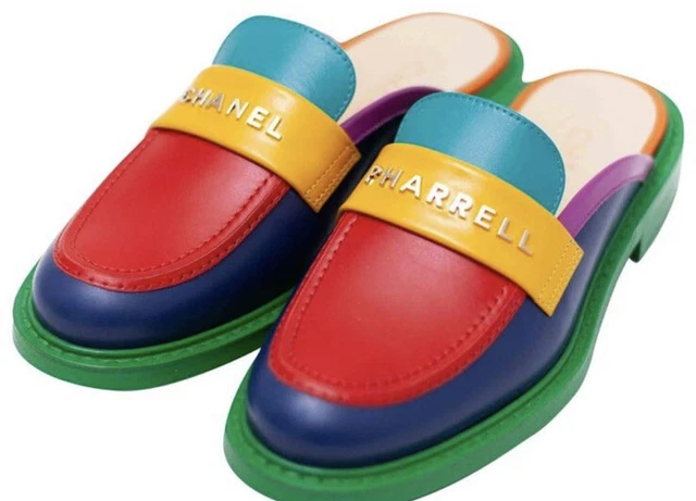 chanel pharrell slippers