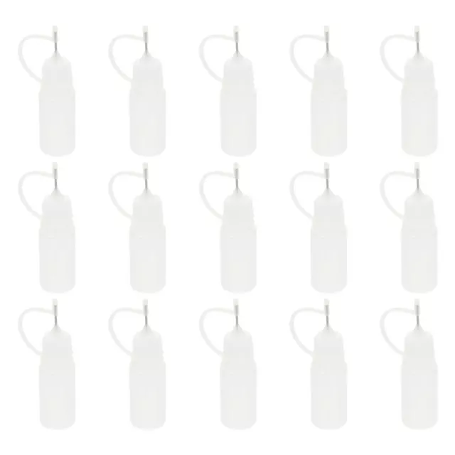 30 pcs Flasche mit Nadelspitze Öl Nadel Applikator Kleber Dispenser