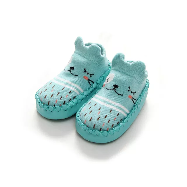Baby Toddler Anti-slip Slippers Booties Girl Boys Kids Cotton Socks Shoes Winter