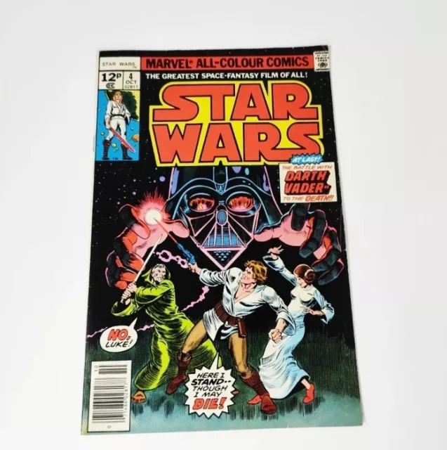 Star Wars #4 1977 Marvel Comic Book