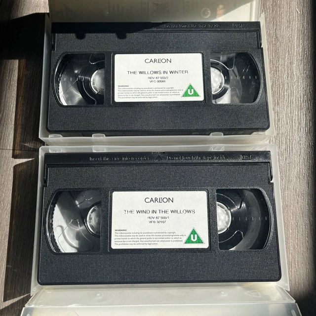 THE COMPLETE WIND In The Willows Volume 1 & 2 VHS Video Tape Winter Rik ...