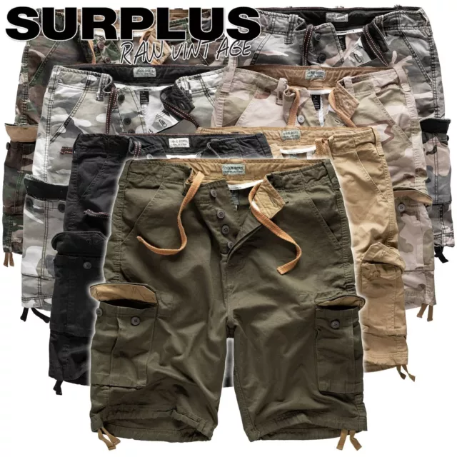 Surplus Homme Cargo Vintage Moleskine Shorts Pantalon Court Bermudas Bundeswehr