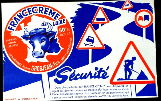 BUVARD - LA VACHE GROSJEAN. Sécurité