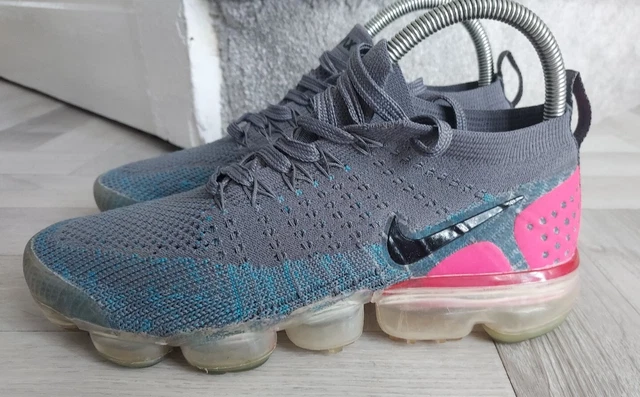 NIKE LADIES VAPORMAX 3 Pure Platinum Flyknit Trainers Rrp 170 T