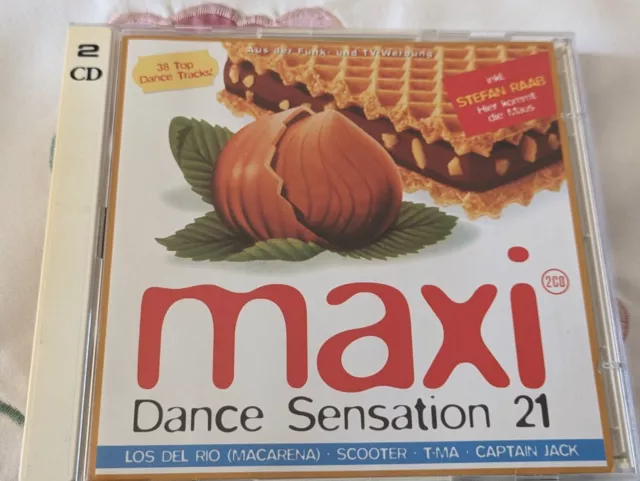Various Maxi Dance Sensation 21 1996 2 CDs sehr guter Zustand 38 Top Dance Track