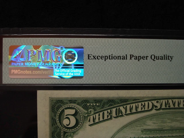 1953-A $5 Silver Certificate - Pmg 64 Epq 3
