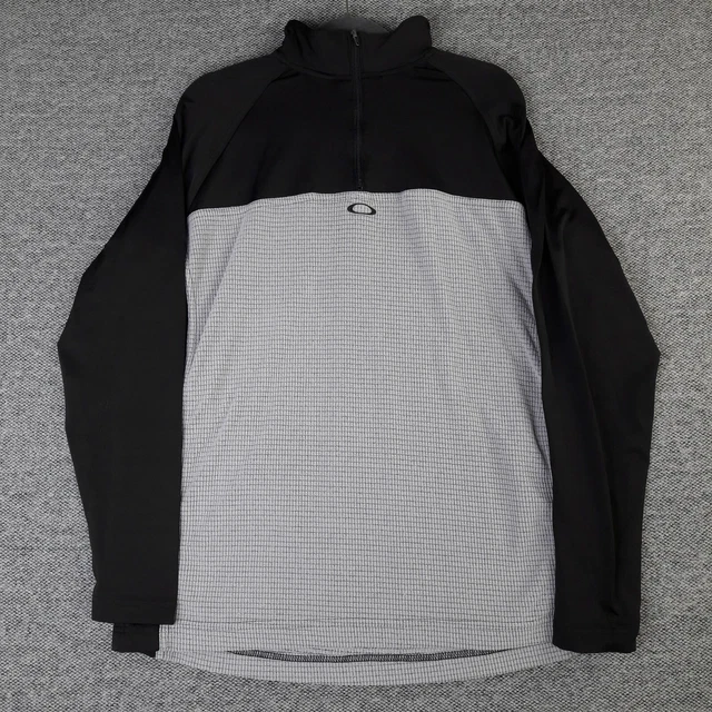 Maglione Oakley da uomo grande grigio adulto nero pullover allenamento all'aperto palestra sportiva