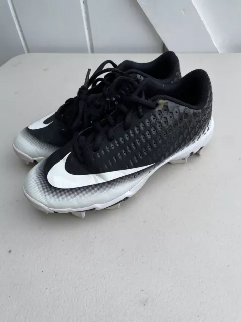 Nike Vapor Ultrafly 2 Keystone Cleats Size 5Y Black White Baseball AQ8151-003