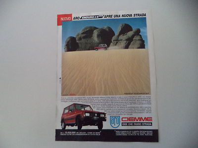 advertising Pubblicità 1981 FUORISTRADA ARO 10 