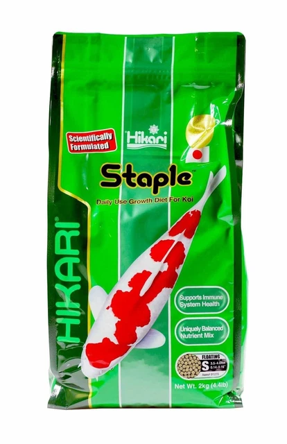 Hikari Staple Koi Food 4.4 Lb - Mini Pellet 4.4 Pound (Pack of 1)