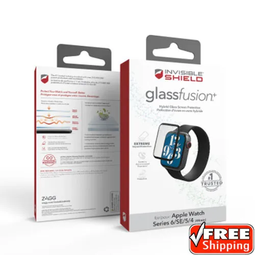 Zagg InvisibleShield GlassFusion+ Screen Protector Apple Watch Series 4 5 6 40mm