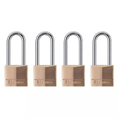 Master Lock 140QLH Solid Brass Padlock, 1-9/16"