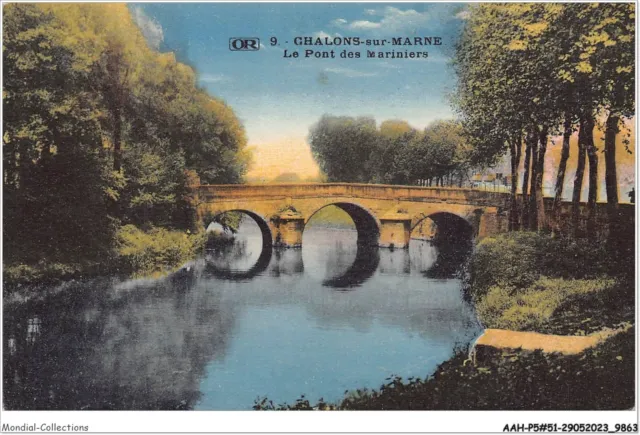 AAHP5-51-0440 - CHALONS-SUR-MARNE - Le Pont  des Mariniers