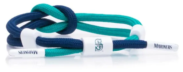 Rastaclat Baseball Seattle Mariners Outfield Knotted Bracelet - Green & Navy